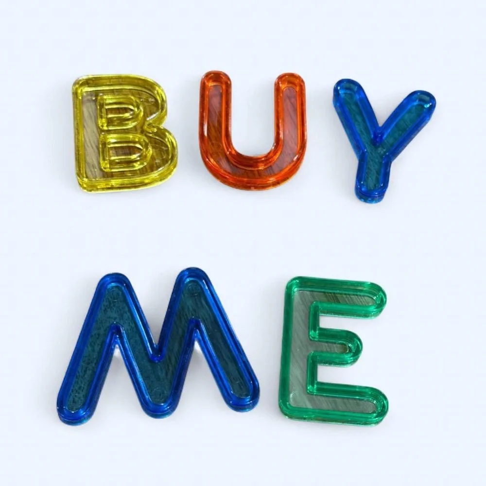 Colorful Alphabet Manipulatives for early learners teachers